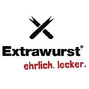 Extrawurst Papenburg - Das Extrawurst-Logo steht für ehrliche, leckere Imbisskultur mit Herz. Unser Markenzeichen: rote Schrift, klare Form und ein Versprechen – ehrlich. lecker. Extrawurst.
