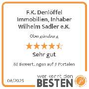 F.K. Denlöffel Immobilien, Inhaber Wilhelm Sadler e.K. - werkenntdenBESTEN.de Qualitätssiegel