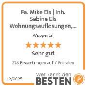 Fa. Mike Els | Inh. Sabine Els Wohnungsauflösungen, Haushaltsauflösungen, Entrümpelungen, Objektpflege und Seniorenumzüge - werkenntdenBESTEN.de Qualitätssiegel