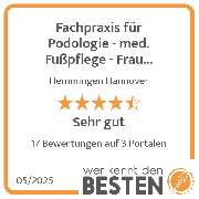 Fachpraxis für Podologie - med. Fußpflege - Frau Kristin Runge - werkenntdenBESTEN.de Qualitätssiegel