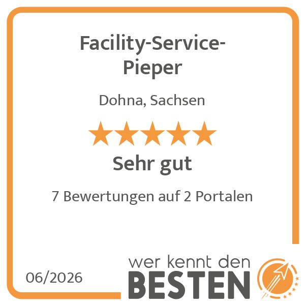 Facility-Service-Pieper - werkenntdenBESTEN.de Qua …
