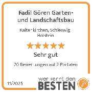 Fadil Gören Garten- und Landschaftsbau - werkenntdenBESTEN.de Qualitätssiegel