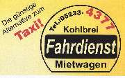 Fahrdienst Kohlbrei - 1