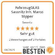 FahrzeugGLAS Sassnitz Inh. Marco Töpper - werkenntdenBESTEN.de Qualitätssiegel