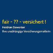 fair - ?? - versichert ! Heidrun Dewenter - LOGO