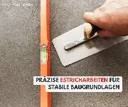 Fallerbau Bauausführungen aller Art - Präzise Estricharbeiten für stabile Baugrundlage