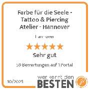 Farbe für die Seele - Tattoo & Piercing Atelier - Hannover - werkenntdenBESTEN.de Qualitätssiegel