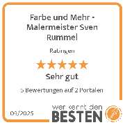 Farbe und Mehr - Malermeister Sven Rummel - werkenntdenBESTEN.de Qualitätssiegel