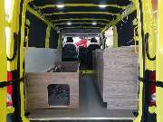 Faseroptik Henning GmbH - Serienfertigung. BF4 Wohnmobil Innenausbau Rohbau für die Begleitung von Schwertransporten.
Möbelbau in CAD-CAM Technologie.
Das Design wird in 3D entwickelt und CNC gefräßt.