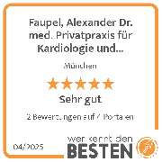 Faupel, Alexander Dr. med. Privatpraxis für Kardiologie und Innere Medizin - werkenntdenBESTEN.de Qualitätssiegel