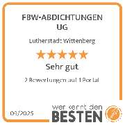FBW-ABDICHTUNGEN UG - werkenntdenBESTEN.de Qualitätssiegel