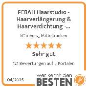 FEBAH Haarstudio - Haarverlängerung & Haarverdichtung - Das Hairdreams Competence Center - werkenntdenBESTEN.de Qualitätssiegel