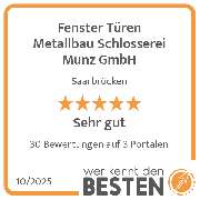 Fenster Türen Metallbau Schlosserei Munz GmbH - werkenntdenBESTEN.de Qualitätssiegel