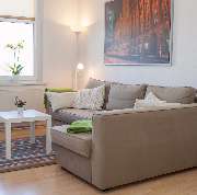 Wohnzimmer - Ferienwohnung Leipzig Nord, Leipzig