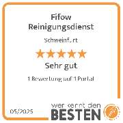 Fifow Reinigungsdienst - werkenntdenBESTEN.de Qualitätssiegel