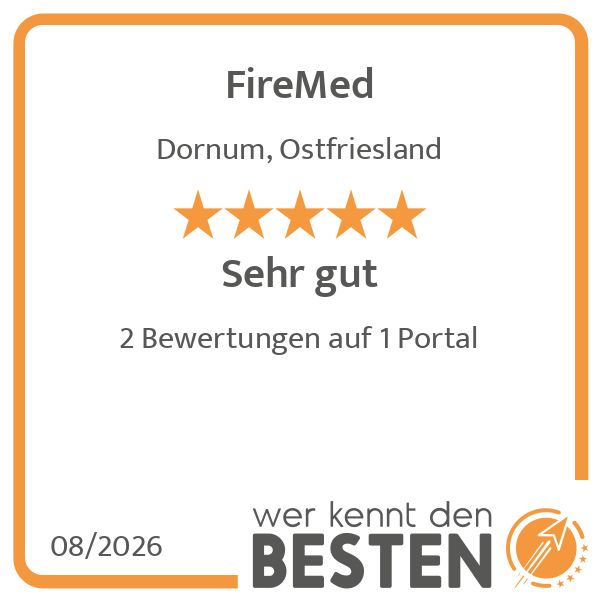 FireMed - werkenntdenBESTEN.de Qualitätssiegel