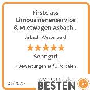 Firstclass Limousinenenservice & Mietwagen Asbach UG - werkenntdenBESTEN.de Qualitätssiegel