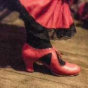 Flamencostudio La Perla Azul auf der Schanze mit La Carolina - Flamencoschuhe - La Perla Azul - Flamencostudio mit Carolina Baer