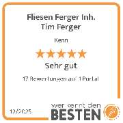 Fliesen Ferger Inh. Tim Ferger - werkenntdenBESTEN.de Qualitätssiegel