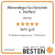 Fliesenlegerfachbetrieb C. Hoffeld - werkenntdenBESTEN.de Qualitätssiegel