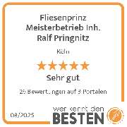 Fliesenprinz Meisterbetrieb Inh. Ralf Pringnitz - werkenntdenBESTEN.de Qualitätssiegel