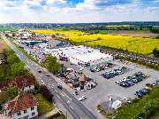 Flying-SkyPics GbR - Luftaufnahme von einem Baumarkt zu Werbezwecken für die Homepage und für Prospekte