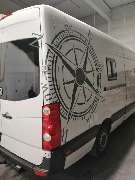 Folien-Design mp - Wohnmobil mit Kompass 