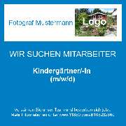 Fotograf Mustermann - Kindergärtner/-in (m/w/d)
