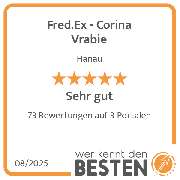 Fred.Ex - Corina Vrabie - werkenntdenBESTEN.de Qualitätssiegel
