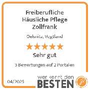 Freiberufliche Häusliche Pflege Zollfrank - werkenntdenBESTEN.de Qualitätssiegel