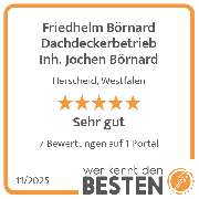 Friedhelm Börnard Dachdeckerbetrieb Inh. Jochen Börnard - werkenntdenBESTEN.de Qualitätssiegel
