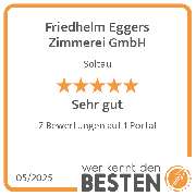 Friedhelm Eggers Zimmerei GmbH - werkenntdenBESTEN.de Qualitätssiegel