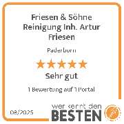 Friesen & Söhne Reinigung Inh. Artur Friesen - werkenntdenBESTEN.de Qualitätssiegel