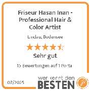Friseur Hasan Inan - Professional Hair & Color Artist - werkenntdenBESTEN.de Qualitätssiegel