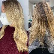Friseur Potsdam - Konturzimmer denis puck - Eine 40 vom Hairdreams Nanolaserbeamer Haarverlängerung