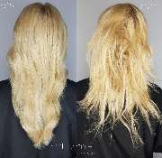 Friseur Potsdam - Konturzimmer denis puck - Eine 50 cm 5 Sterne NANO Laserbeamer Haarverlängerung. Einfach Traumhaft.