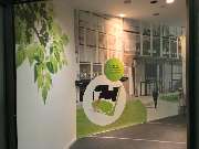 fs deko werbetechnik & visuelles marketing - 4 Wände über Eck mit bedruckter Fliestapete