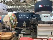 fs deko werbetechnik & visuelles marketing - Stofftapete 14x4m auf Runde Wand
