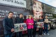 Furore Werbung GmbH - Bundeskanzlerin Merkel, Busfolierung, Furore-Werbung