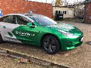 Furore Werbung GmbH - Tesla Vollfolierung, Furore-Werbung