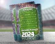 Fussball Spielplaner - EM Broschüre 2024 mit Logo - Field Edition