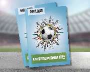 Fussball Spielplaner - EM Broschüre 2024 mit Logo - Global Edition