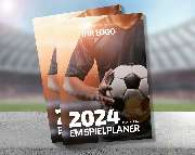 Fussball Spielplaner - EM Broschüre 2024 mit Logo - Jersey Edition