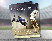 Fussball Spielplaner - EM Broschüre 2024 mit Logo - Players Edition
