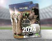 Fussball Spielplaner - EM Broschüre 2024 mit Logo - Winners Edition