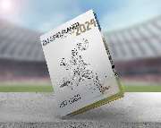 Fussball Spielplaner - EM Spielplaner 2024 mit Logo - Abstract Edition