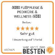 ???? FUẞPFLEGE & PEDIKÜRE & WELLNESS ???? - werkenntdenBESTEN.de Qualitätssiegel