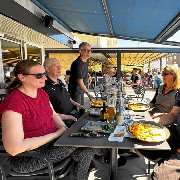 Terrasse mit Biergarten-Felling