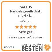 GALLUS Handelsgesellschaft mbH - 1. Pfandleihhaus München - werkenntdenBESTEN.de Qualitätssiegel