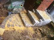 Garten-, Landschaftsbau & Containerservice Jarocki - Palisadentreppe